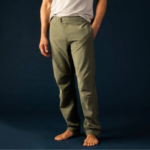 Laird All Day Pant (The Longboard) in Heathered Army - Size 28